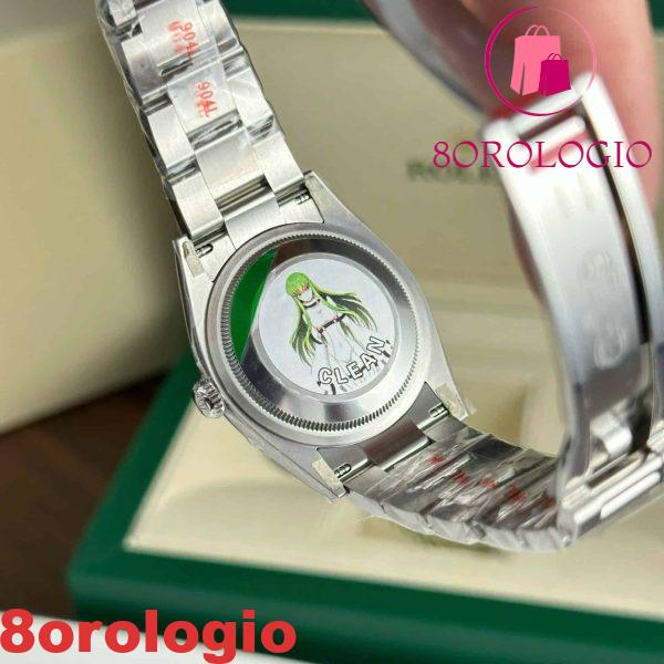 Rolex Oyster Perpetual 126000 Quadrante Blu Replica Clean Factory 36mm Orologio - immagine 2