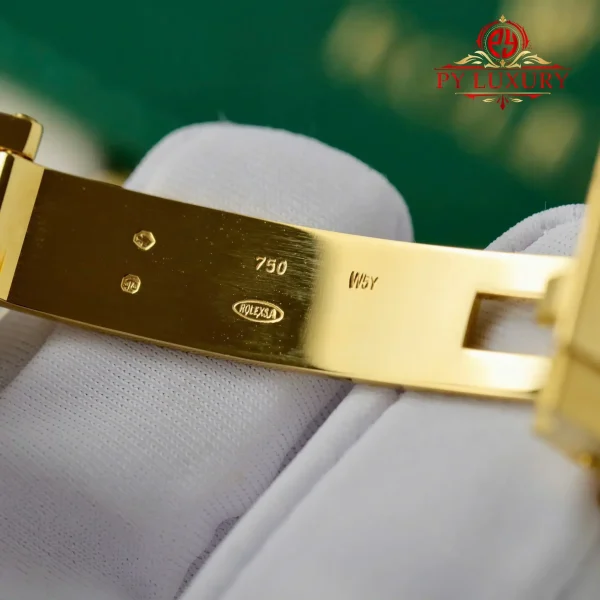 Replica Rolex Daytona John Mayer Quadrante Verde Oro Giallo 18K 1:1 40mm Orologio - immagine 2
