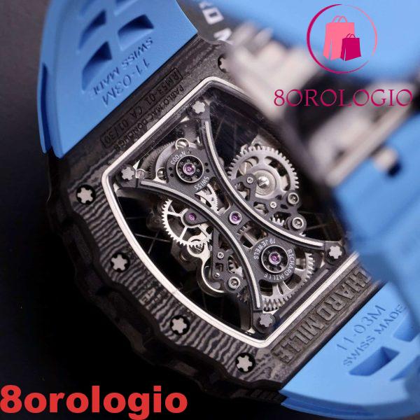 Richard Mille RM 53-01 Tourbillon Pablo Mac Donough Fibra di Carbonio Migliore Replica Orologio - immagine 2