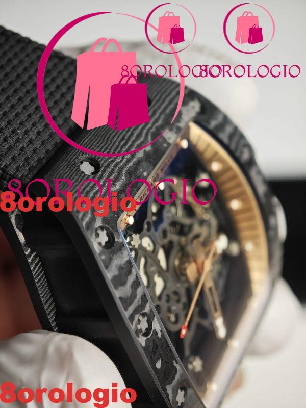 Richard Mille RM055 Bubba Watson Asia Edition Replica Custom Made NTPT Carbonio di Alta Qualità Movimento Vaucher Esclusivo Orologio - immagine 2