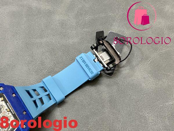 Richard Mille RM11-03 Jean Todt 50th Anniversary Chronograph Fibra di Carbonio Blu Replica KVF 49.94 X 44.5mm Orologio - immagine 2