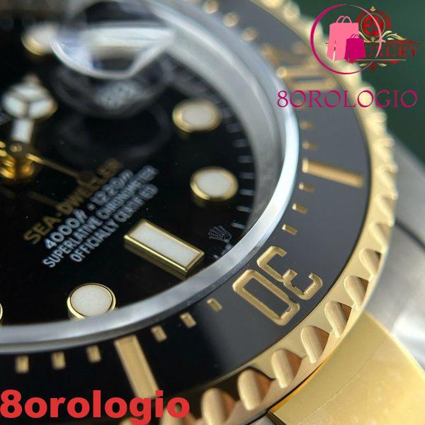 Rolex Sea-Dweller 126603-0001 Due Tono Oro Giallo Quadrante Nero Migliore Replica VS Factory 43mm Orologio - immagine 2