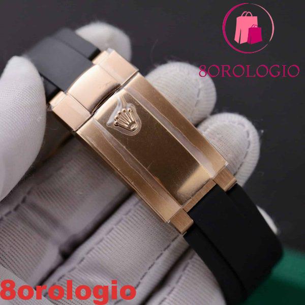 Rolex Sky-Dweller 326934 Oro Rosa Quadrante Cioccolato Cinturino in Gomma Migliore Replica 42mm Orologio - immagine 2