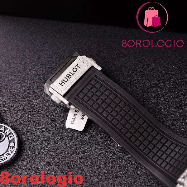 Hublot Square Bang Titanium Iced Out Moissanite Replica di Alta Qualità 42mm Orologio - immagine 2