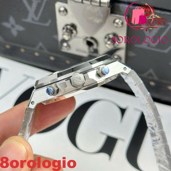Audemars Piguet Royal Oak Chronograph 26240ST Quadrante Blu Replica 1:1 Migliore Super Clone APSF 41mm Orologio - immagine 2