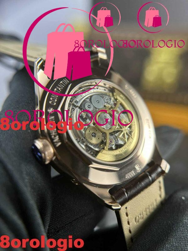 Vacheron Constantin Fiftysix Complete Calendar 4000E Quadrante Marrone Replica 40mm Orologio - immagine 2