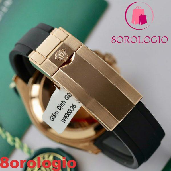 Rolex Yacht-Master 126655 Quadrante Nero Oro Rosa 18K Rivestito Replica 1:1 40mm Orologio - immagine 2