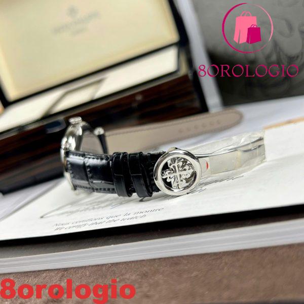 Patek Philippe Calatrava 5153G-010 Quadrante Bianco Cinturino in Pelle Miglior Replica ZF 38mm Orologio - immagine 2