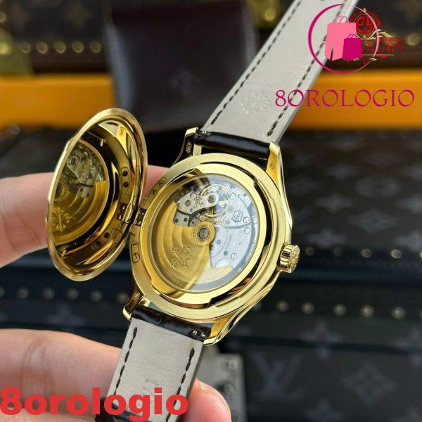 Patek Philippe Calatrava 5227J-001 Oro Giallo Cinturino in Pelle Replica 3KF 39mm Orologio - immagine 2