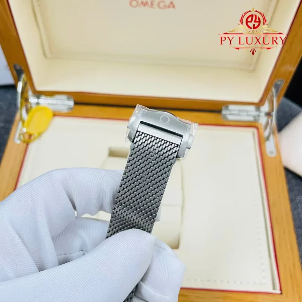 Omega Seamaster Diver 300M Bronze Gold su Quadrante Verde Sabbia Titanio 1:1 Migliore Replica VSF 42mm Orologio - immagine 2