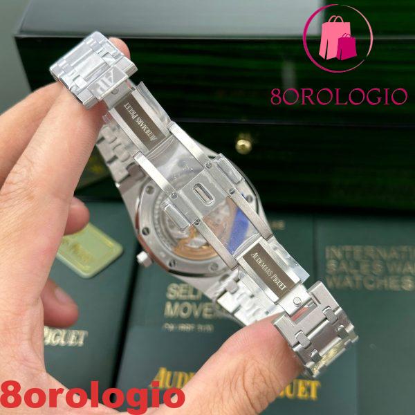 Audemars Piguet Royal Oak Jumbo Extra Thin 15206PT Quadrante Nero Replica IPF 39mm Orologio - immagine 2