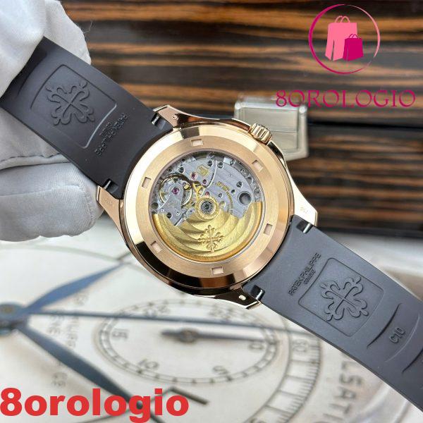 Patek Philippe Aquanaut 5167R-001 Oro Rosa Versione Modificata Quadrante Marrone + Lancette + Movimento Super Clone Migliore Replica 40.8mm Orologio - immagine 2
