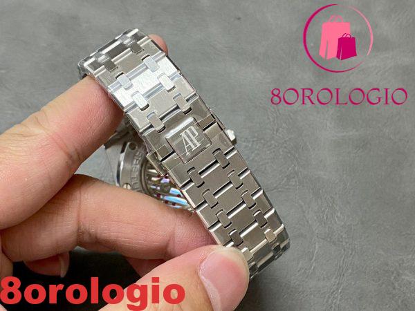 Audemars Piguet Royal Oak Calendario Perpetuo 26606ST Quadrante Verde Replica Super Clone 41mm Orologio - immagine 2