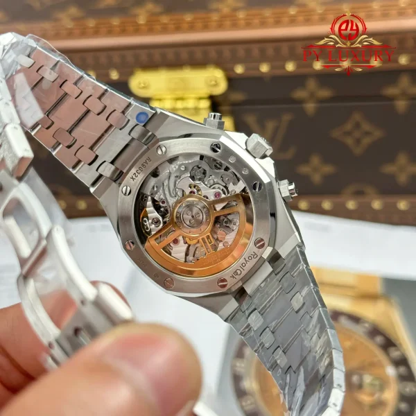 Audemars Piguet Royal Oak Chronograph 26240BC in Oro Bianco Frosted Quadrante Blu 1:1 Migliore Replica APSF 41mm Orologio - immagine 3