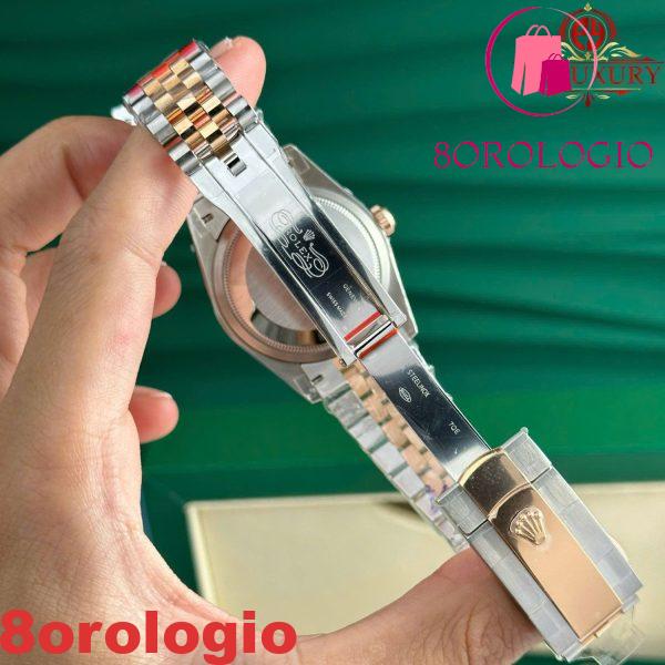 Rolex Datejust 126231-0019 Bicolore Quadrante Nero con Diamanti Oro 10K Rivestito Jubilee Miglior Replica GMF 36mm Orologio - immagine 3