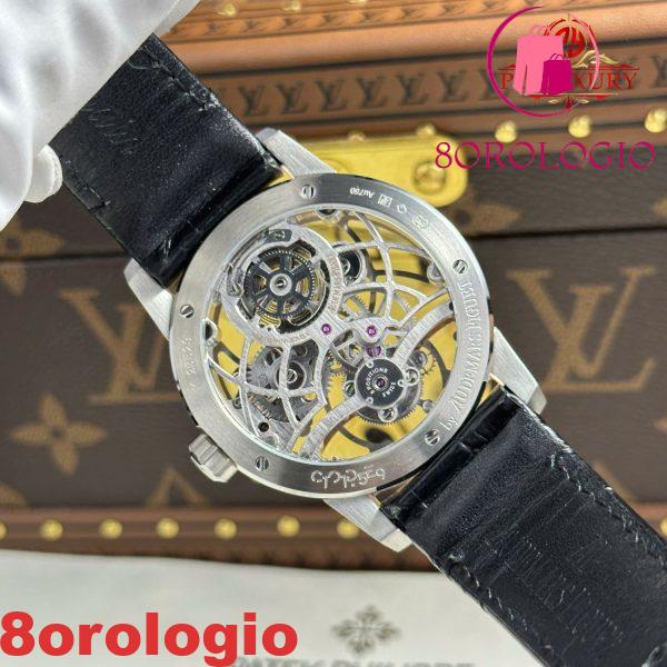 Audemars Piguet Code 11.59 26600CR lunetta interna color argento cinturino in pelle nera 1:1 miglior replica APPF 41mm Orologio - immagine 3