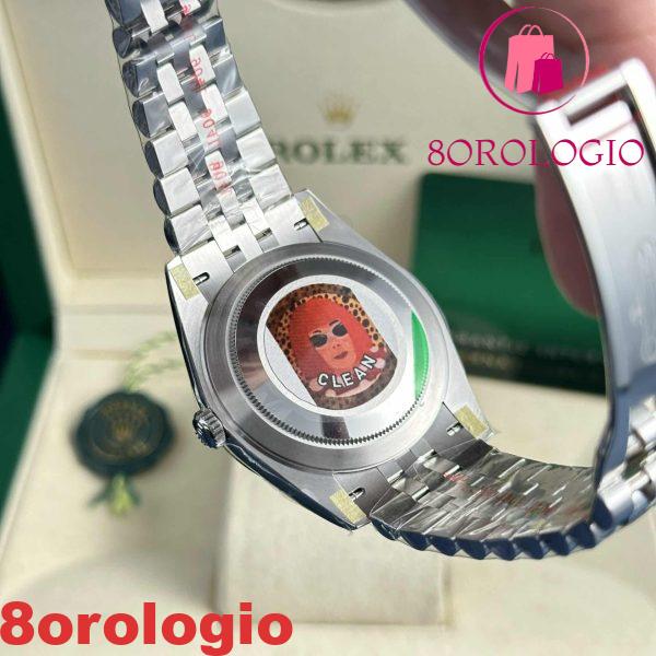 Replica migliore della fabbrica Clean Rolex Datejust 126334 quadrante nero diamanti Jubilee 41mm Orologio - immagine 3