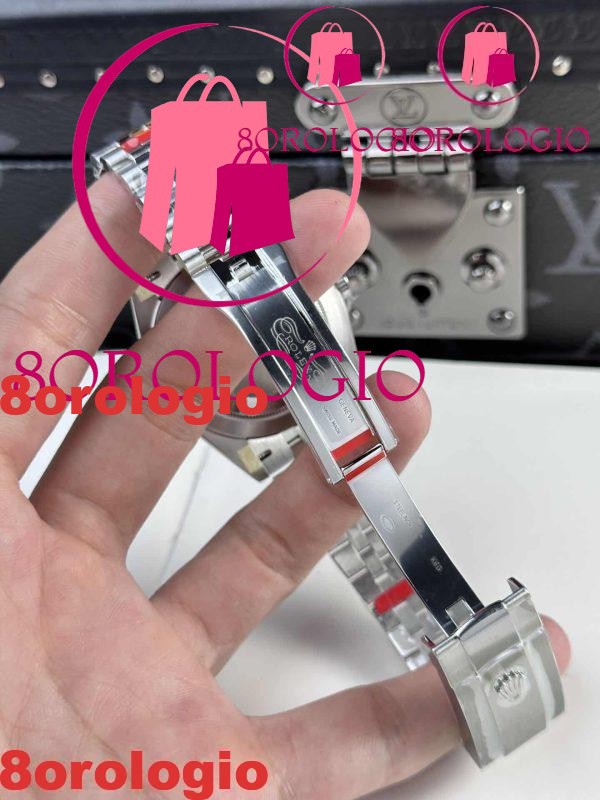 Replica di alta qualità Rolex Datejust 126334 Quadrante Argento Indici Luminosi Bracciale Jubilee VSF 41mm Orologio - immagine 3