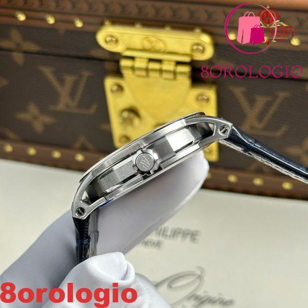 Audemars Piguet Code 11.59 Automatic 15210BC Quadrante Blu Cinturino in Pelle 1:1 Miglior Replica APSF 41mm Orologio - immagine 3