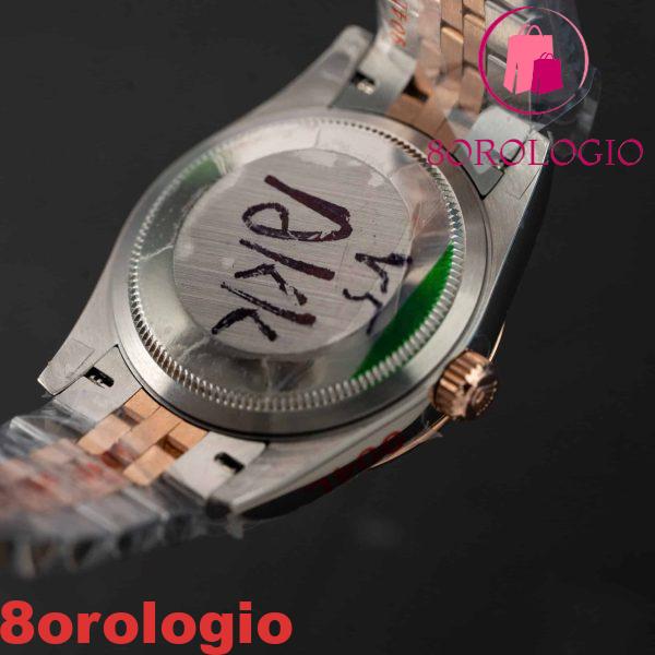 Replica Rolex Datejust 278271 Quadrante Argento Floreale Bicolore Oro Rosa 10K Jubilee Migliore 31mm Orologio - immagine 3