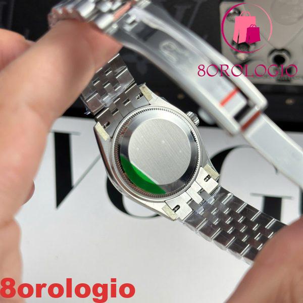 Replica Rolex Datejust 278274-0002 Quadrante Nero Romano Lunetta Zigrinata Bracciale Jubilee Migliore THB 31mm Orologio - immagine 3