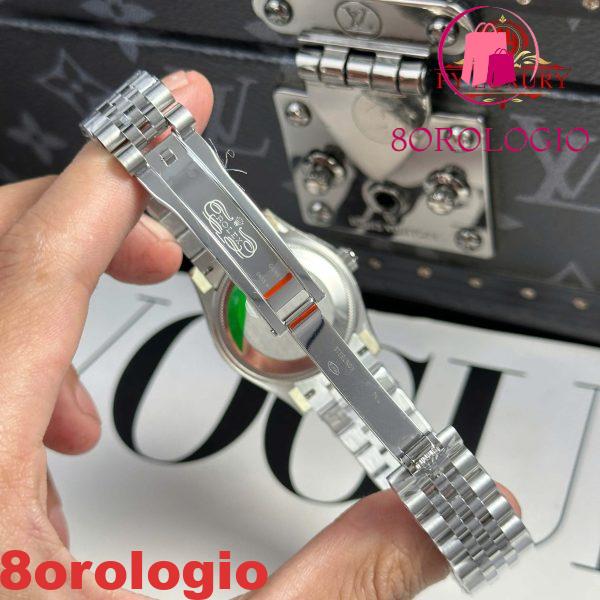 Replica Rolex Datejust 278384RBR Quadrante Romano Rosa Lunetta in Diamanti Bracciale Jubilee 31mm 1:1 Migliore THB Orologio - immagine 3