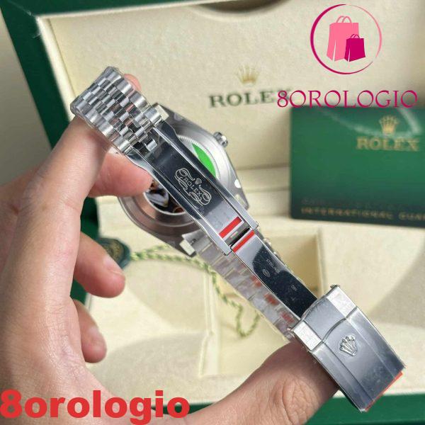 Rolex Datejust 41 126334 Quadrante bianco in madreperla con diamanti Jubilee Migliore replica Clean Factory Orologio - immagine 3