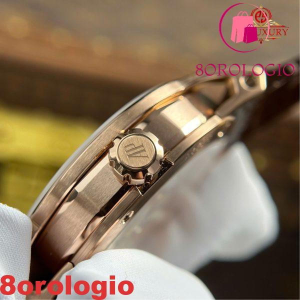Replica Audemars Piguet Code 11.59 Automatic 15210OR Quadrante Bianco Cinturino in Pelle 1:1 Migliore APSF 41mm Orologio - immagine 3
