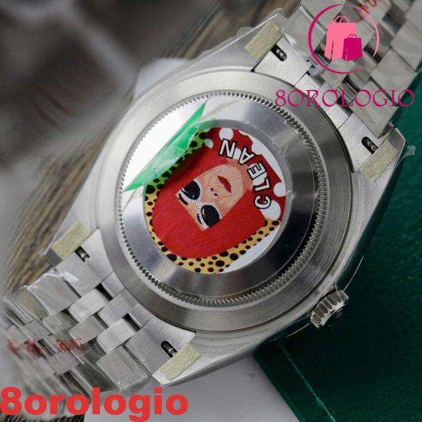 Rolex Datejust Personalizzato Moissanite su Quadrante e Lunetta Migliore Replica 41mm Orologio - immagine 3