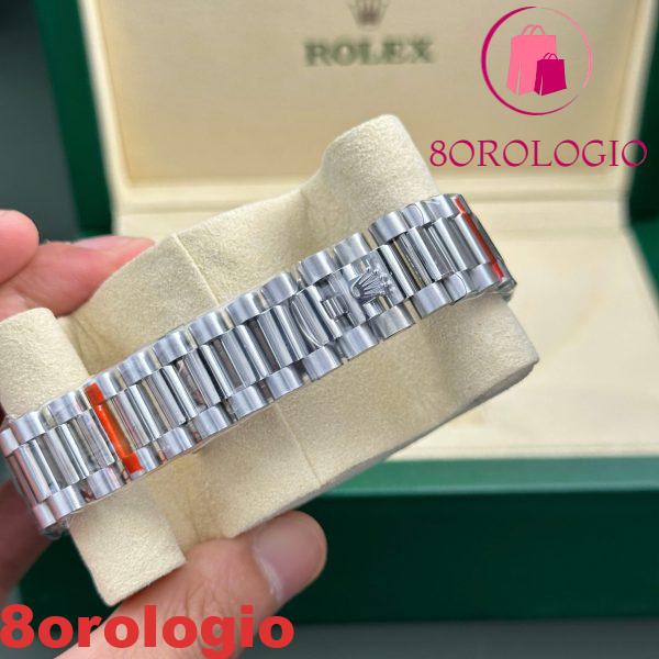 Rolex Day-Date 128236-0009 Quadrante Ice-blue con Diamanti 158g Migliore Replica QF 36mm Orologio - immagine 3