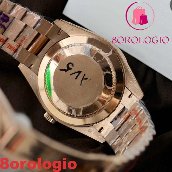 Replica Rolex Day-Date 228235 Oro Rosa Einsenkiesel Quadrante Baguette 186g Migliore Replica Q Factory 40mm Orologio - immagine 3