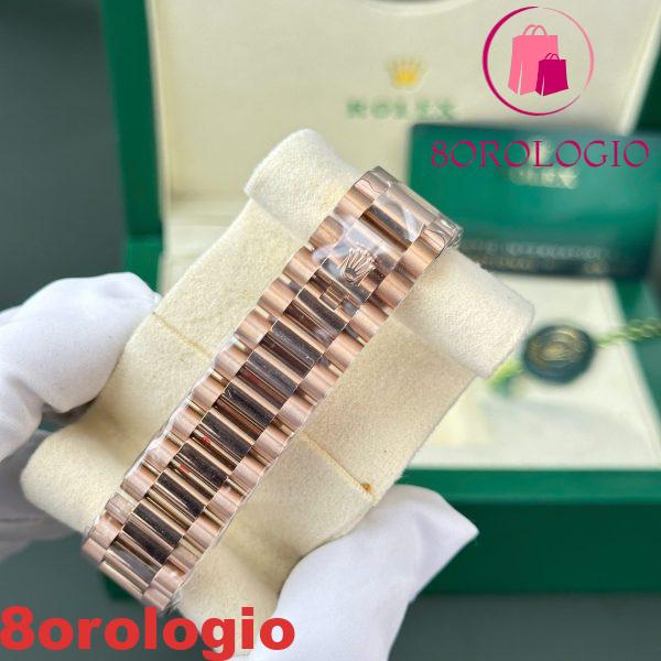 Rolex Day-Date 228235 Oro Rosa Quadrante Verde Oliva 187g Best Replica QF 40mm Orologio - immagine 3
