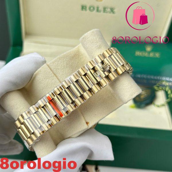 Rolex Day-Date 228238-0005 Oro Giallo Quadrante Champagne Baguette 184g Replica di Migliore Qualità 40mm Orologio - immagine 3