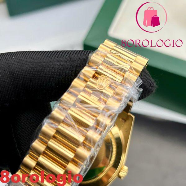 Replica migliore GMF V3 Rolex Day-Date 228238-0042 Quadrante bianco con numeri romani rivestimento in oro 18K 40mm Orologio - immagine 3