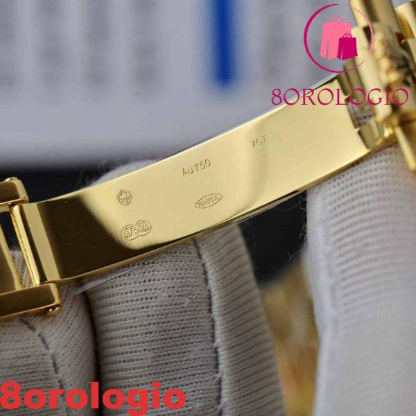 Rolex Day-Date 228348RBR-0037 Quadrante Pavé di Diamanti 18k Oro Avvolto Replica Personalizzata Moissanite GMF V3 Super Clone 40mm Orologio - immagine 3
