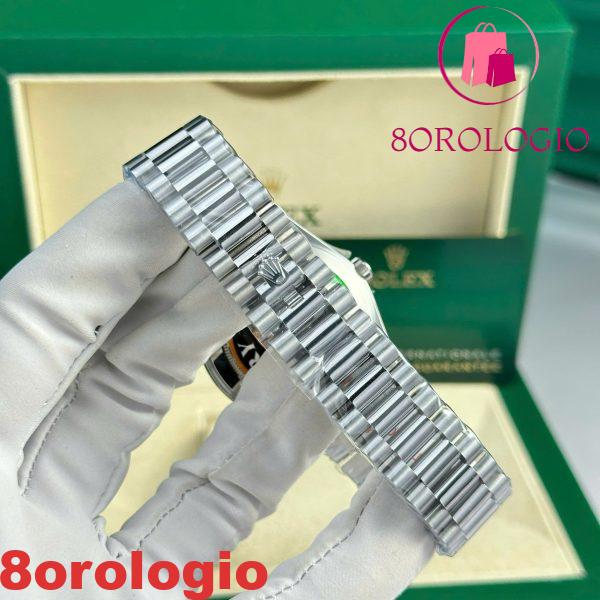 Rolex Day-Date 40 Quadrante Nero MOP Q Factory 185g Miglior Replica 40mm Orologio - immagine 3
