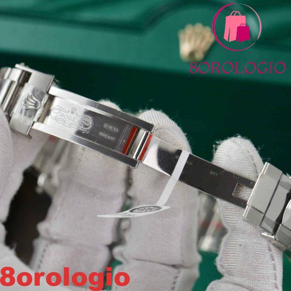 Rolex Daytona Quadrante Nero MOP Indici Personalizzati in Moissanite Bracciale Oyster Migliore Replica 40mm Orologio - immagine 3