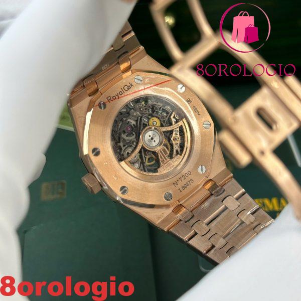 Audemars Piguet Royal Oak 15407OR Quadrante Scheletrato in Oro Rosa Replica Migliore 1:1 THB 41mm Orologio - immagine 3