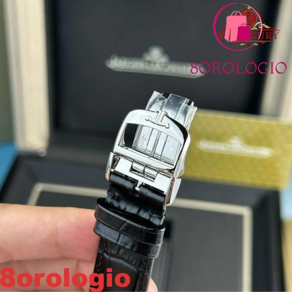 Jaeger-LeCoultre Master Ultra Thin Moon Quadrante Blu Pelle Migliore Replica APSF 39mm Orologio - immagine 3