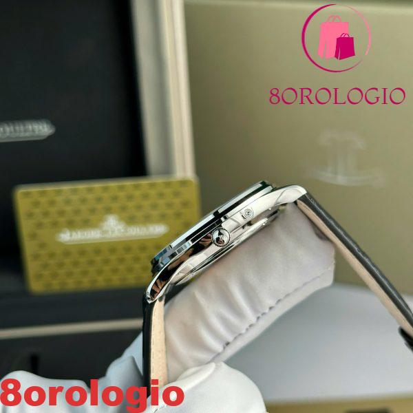 Jaeger-LeCoultre Master Ultra Thin Reserve De Marche Q1378420 Quadrante Argento Cinturino in Pelle Migliore Replica 39mm Orologio - immagine 3