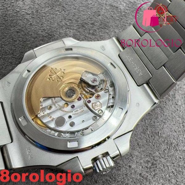 Replica Patek Philippe Nautilus 5711/111P-001 Zaffiro Blu Personalizzato 1:1 Platino Reale 40mm Orologio - immagine 11
