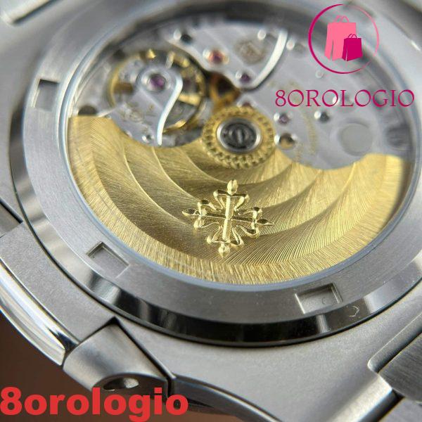 Patek Philippe Nautilus 5711/1A-014 Quadrante Verde Oliva Max Opzioni Migliore Replica Super Clone 40mm Orologio - immagine 11