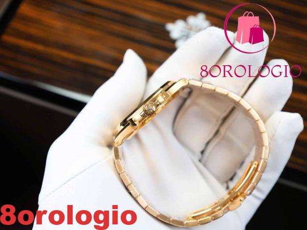 Patek Philippe Nautilus 5711/1R Quadrante Marrone 18K Orologio Placcato Miglior Replica 3KF 40mm Orologio - immagine 11