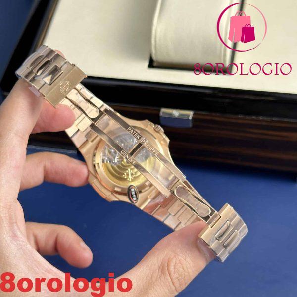 Patek Philippe Nautilus 5711/1R-001 Oro Rosa Quadrante Marrone Migliore Replica 40mm Orologio - immagine 11