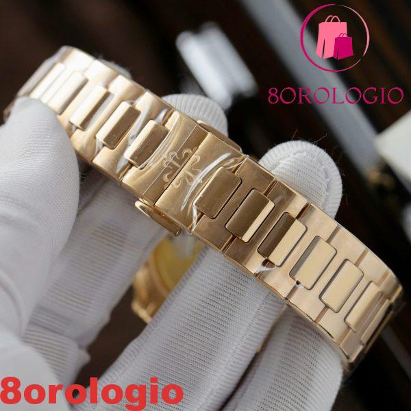 Replica Migliore Patek Philippe Nautilus 7118/1300R-001 Rubino Sintetico Oro Rosa 18K 35.2mm Orologio - immagine 11