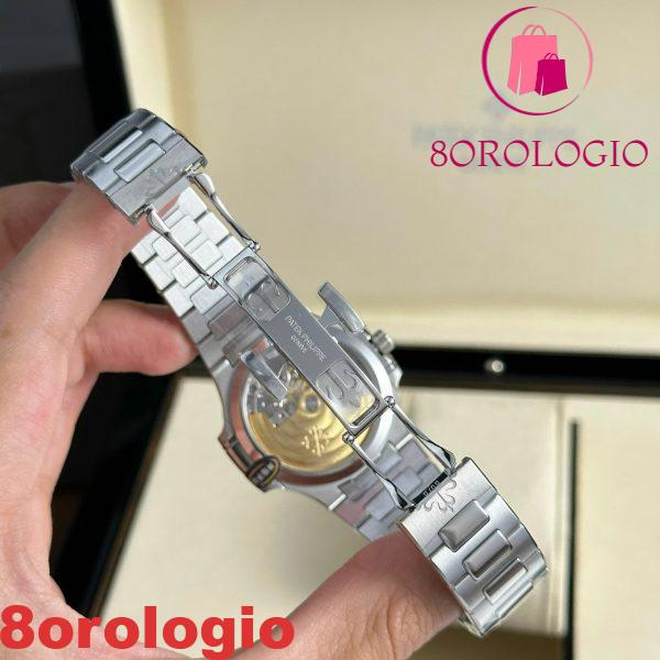 Patek Philippe Nautilus 7118/1A-010 Acciaio Quadrante Bianco Replica Migliore 3KF 35,2mm Orologio - immagine 11