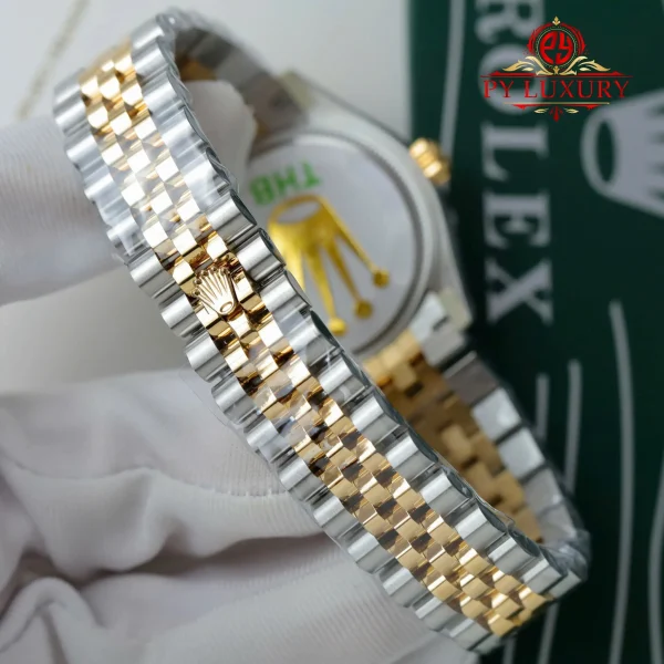 Rolex Datejust 278273 Bicolore Oro Giallo Quadrante in Madreperla con Diamanti Jubilee 1:1 Replica THBF 31mm Orologio - immagine 3