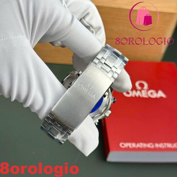 Omega Seamaster Diver 300M Cronografo Quadrante Grigio Lunetta in Ceramica Blu Replica Migliore N1 Factory 44mm Orologio - immagine 3