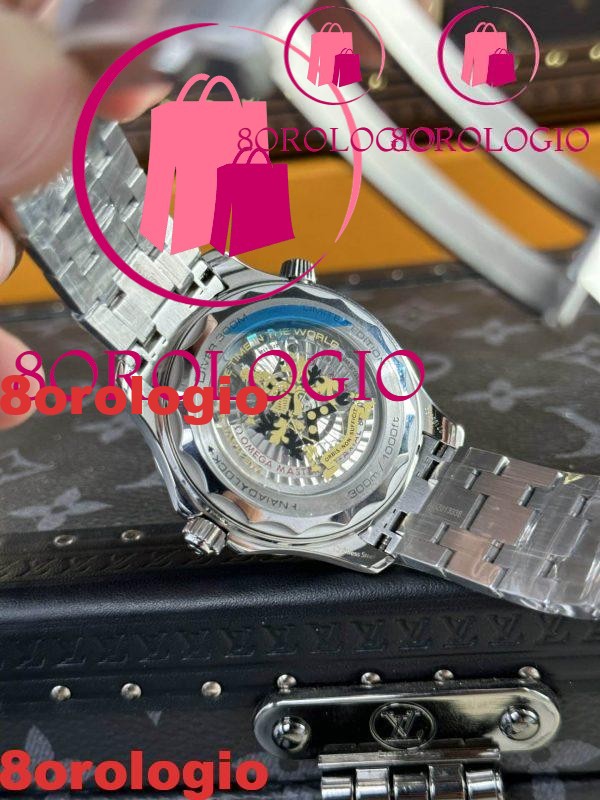 Omega Seamaster Diver 300M Edizione Limitata James Bond Quadrante Nero Migliore Replica 42mm Orologio - immagine 3