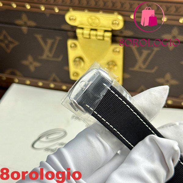 Omega Speedmaster Apollo 13 Silver Snoopy Award Quadrante Bianco Cinturino in Tessuto Replica 42mm Orologio - immagine 3